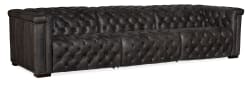 MS - Savion Grandier Sofa With Power Recline Power Headrest - Dark Gray