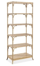 Retreat - Pole Rattan Bookcase - Beige