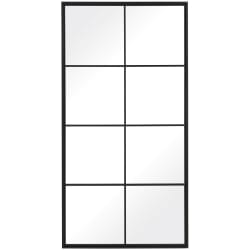 Rousseau - Iron Window Mirror - Black