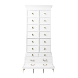 Mansard - Tall Cabinet - White