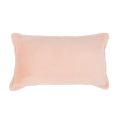Taiga - 14" x 26" Pillow - Faux Fur Peach
