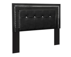 Kaydell - Black - Queen UPH Panel Headboard