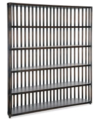 Retreat - Slatted Bookcase - Black