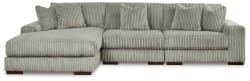 Lindyn - Fog - 3-Piece Sectional With Laf Corner Chaise