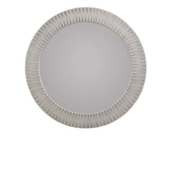 Myrtle - Round Mirror - Gray Wash