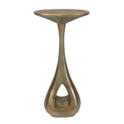 Tolstoy - Indoor-Outdoor Accent Table - Brass