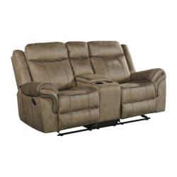Sorrento - Motion Loveseat With Console - T101 Brown