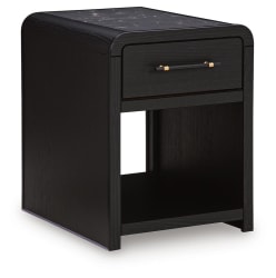 Clanden - Rectangular End Table - Black