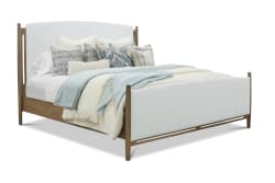 Verona - King Upholstered Bed - Dark Brown