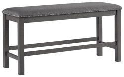 Myshanna - Gray - Double Uph Bench 