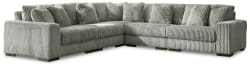 Lindyn - Corner Chairs 5 Pc Sectional - Fog
