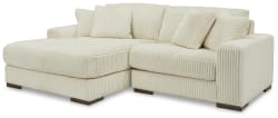 Lindyn - Left Arm Facing Corner Chaise 2 Pc Sectional - Ivory