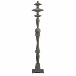 Lineage - 72" Totem Sculpture - Woodtone