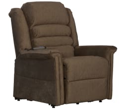 Invincible - Pow"r Lift Full Lay-Out Chaise Recliner - Java