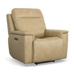 Odell - Power Recliner With Power Headrest & Lumbar - Stone