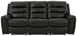 Warlin - Black - PWR REC Sofa with ADJ Headrest