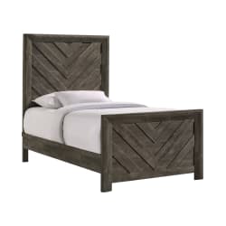 Eleanor - Twin Bed - Mocha Gray