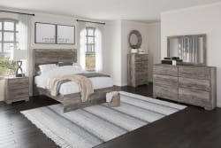 Ralinksi - Gray - 4 Pc. - Dresser, Mirror, Full Panel Bed