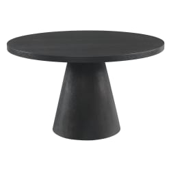 Portland - Round Dining Table - Black
