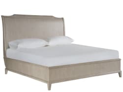 Coalesce - Silva Queen Platform Bed - Pearl Silver