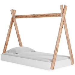Piperton - Brown / White - Twin Tent Complete Bed in Box