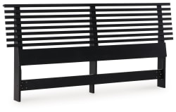 Danziar - Black - Queen Slat Headboard