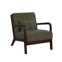 Marina - Chair Steno Olive - Walnut Finished