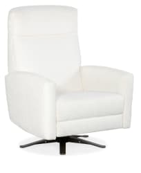 Basil - Double Back Swivel Recliner - White