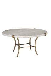 Adelaide - Round Coffee Table - Gray