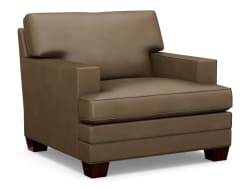 Couture Leather - Tyson Leather Chair - Dark Brown