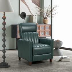 Amara - Recliner Push Thru The Arms - Emerald