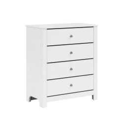 Sami - Youth 4-Drawer Chest - White