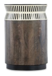 Commerce And Market - Jacobs Ladder End Table - Dark Brown