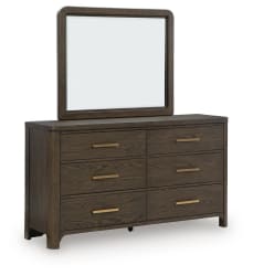Radkin - Dresser And Mirror - Burnished Brown