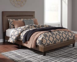 Adelloni - Brown - King UPH HDBD/Ftbd/Roll Slats