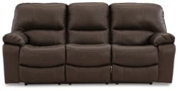 Leesworth - Power Reclining Sofa - Dark Brown