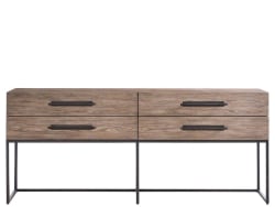 Dwell - Metal Base Console - Boulder