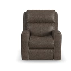 Score - Power Recliner With Power Headrest & Lumbar - Brown