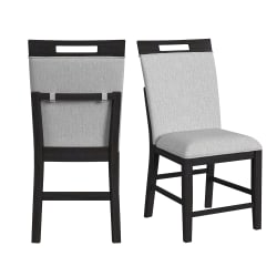 Transcend - Counter Side Chair (Set of 2) - Charcoal