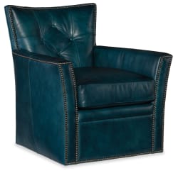 Conner - Swivel Club Chair - Blue
