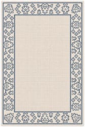 Desbrook - Indoor/Outdoor 8' x 10' Rug - Ivory / Blue