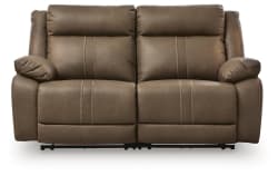 Max-Momentum - 2-Piece Power Reclining Sectional Loveseat - Biscotti