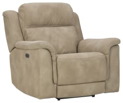 Next-Gen DuraPella - Sand - PWR Recliner/Adj Headrest