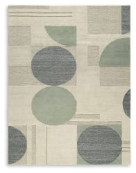 Dallane - Linen / Blue / Green - Large Rug