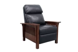 Mission - Push Thru The Arm Recliner - Blue