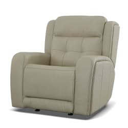 Grant - Power Gliding Recliner With Power Headrest - Ivory