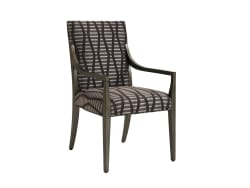 Ariana - Saverne Upholstered Arm Chair - Dark Brown