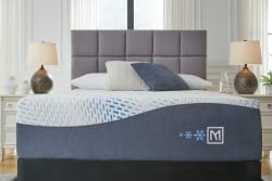 Millennium - 2 Pc. - Cushion Firm Gel Hybrid King Mattress, Foundation - White