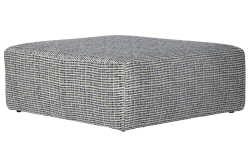Polaris Modular Sectional - Fabric Cocktail Ottoman Casual - White