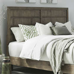 Shaker Lakes - Queen Panel Headboard - Harvest Brown